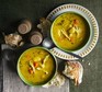Herby chicken & butter bean soup