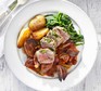 Herby lamb fillet with caponata