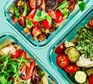 3 pasta lunches in containers