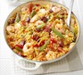 Spanish rice & prawn one-pot with peppers and chorizo