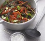 Spicy baby aubergine stew with coriander & mint