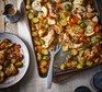 Chicken and vegetable traybake